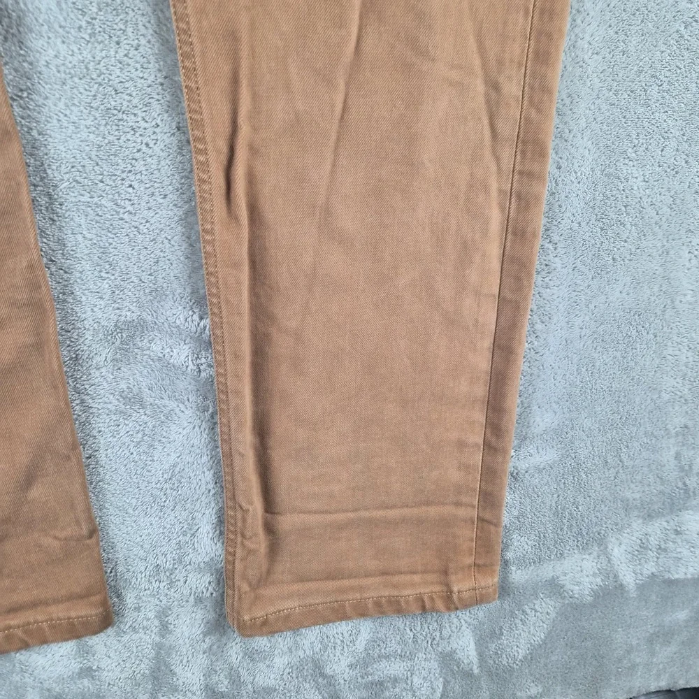 Levis 504 Jeans Mens 30x31 Brown Denim Straight Leg Skater Stretch Pants